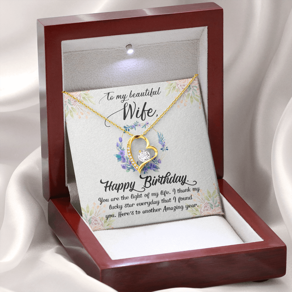 Forever Love Necklace, Gift, Jewelry, Birthday, Wife, To Wife - YERTIZZ.COM