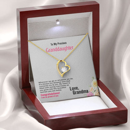 To Granddaughter, Love_Grandma, Jewelry Gift - YERTIZZ.COM