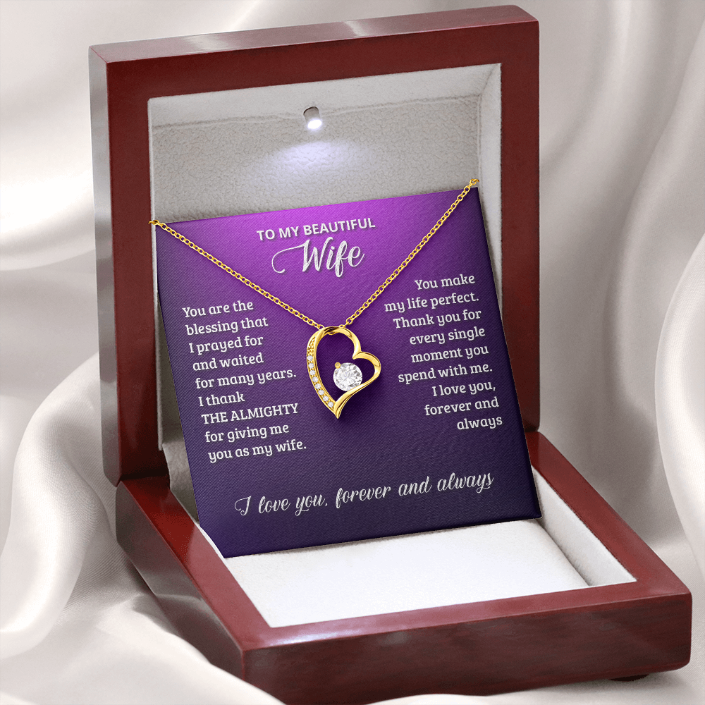 Forever Love Necklace, To Wife Gift - YERTIZZ.COM