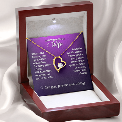 Forever Love Necklace, To Wife Gift - YERTIZZ.COM