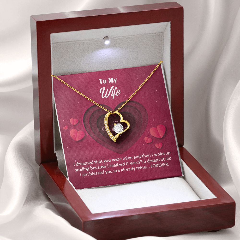 Forever Love Necklace, Valentines, Jewelry Gift, To My Wife - YERTIZZ.COM