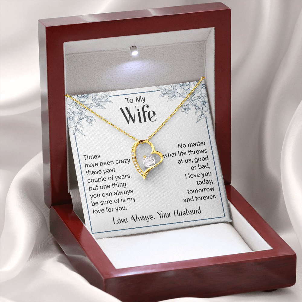 Forever Love Necklace Gift To Wife, Jewelry - YERTIZZ.COM