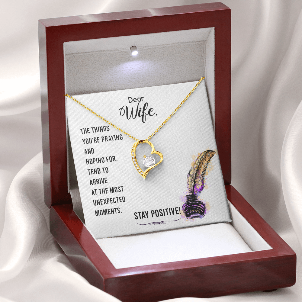 Forever Love Necklace, Jewelry Gift To My Wife - YERTIZZ.COM