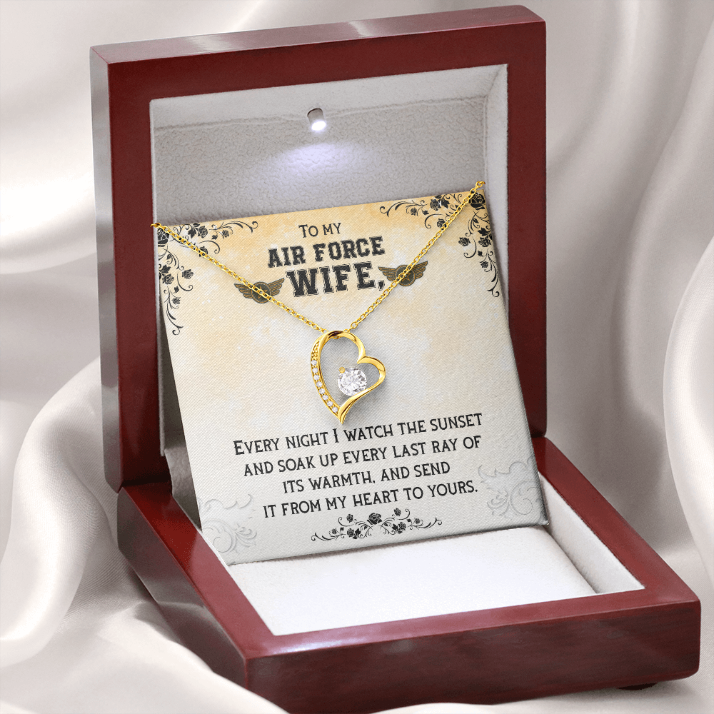 Forever Love Necklace, Gift, Jewelry, Air Force, Airforce,  Wife - YERTIZZ.COM