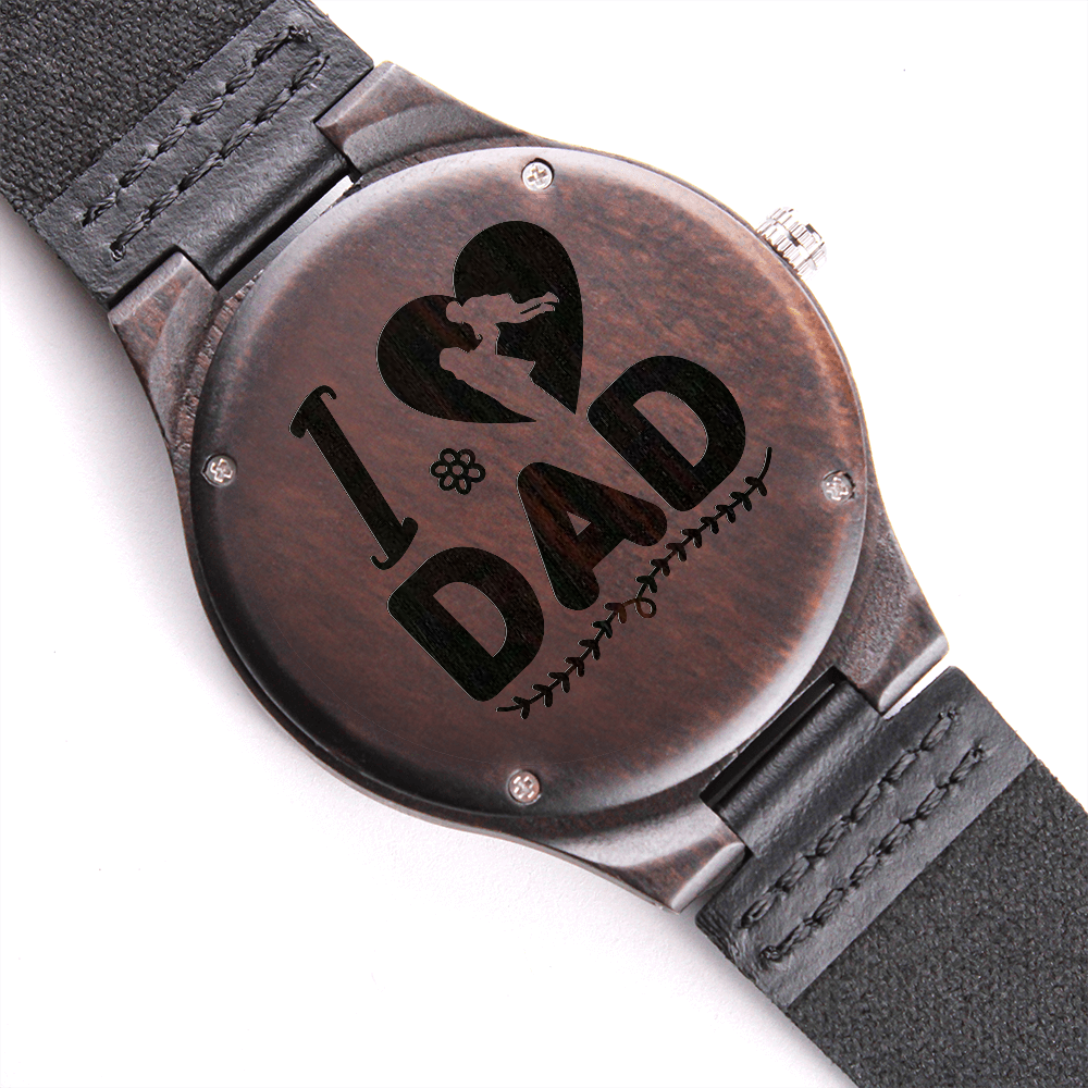 Engraved Wooden Watch, Gift For Dad, Dad, To Dad - YERTIZZ.COM