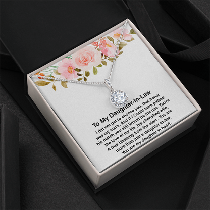 Eternal Hope Necklace with Mahogany Style Luxury Box available, Jewelry Gift, Daughter-in-Law, Daughter