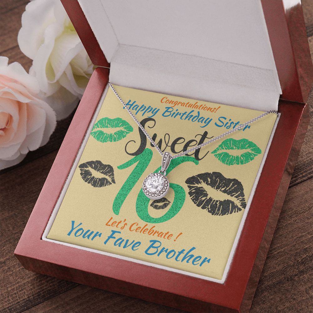 Eternal Hope Necklace, Jewelry, Gift, Sweet 16, Sister, Birthday - YERTIZZ.COM