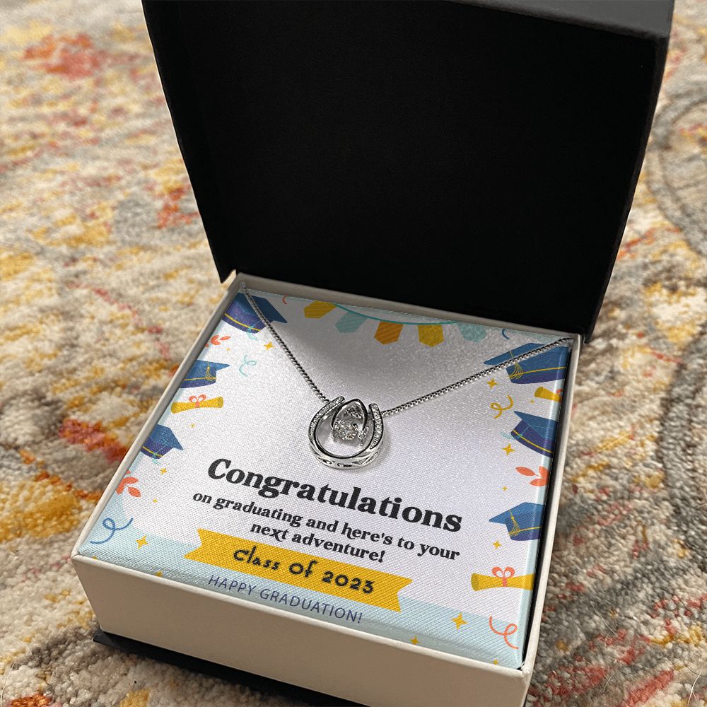 Lucky in Love Necklace, Jewelry, Gift, Graduation, 2023 - YERTIZZ.COM