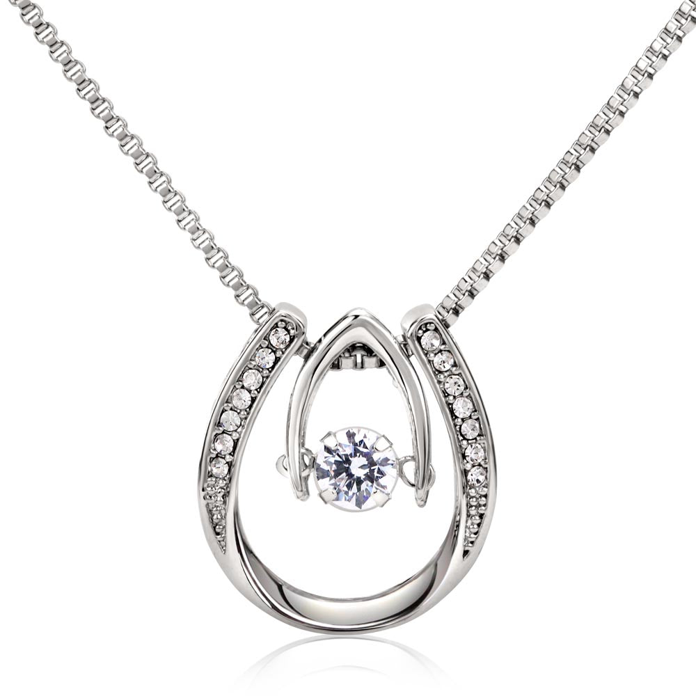 Lucky in Love Necklace, Jewelry, Gift, Graduation, 2023 - YERTIZZ.COM