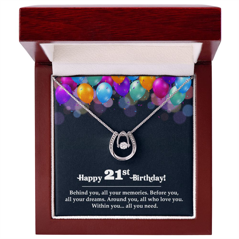 Lucky in Love Necklace, Jewelry, Gift, 21st, Birthday - YERTIZZ.COM
