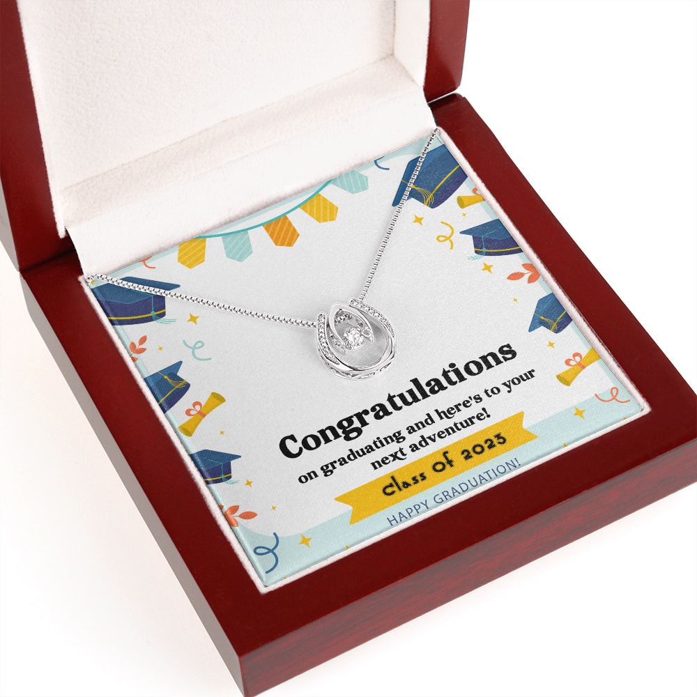 Lucky in Love Necklace, Jewelry, Gift, Graduation, 2023 - YERTIZZ.COM