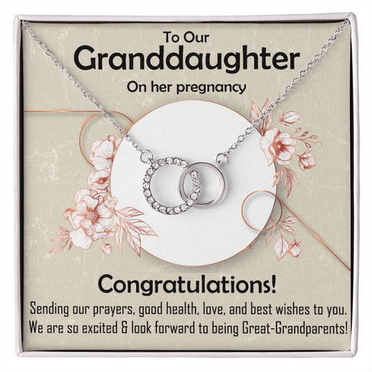 Perfect Pair Necklace, Gift, Jewelry, Granddaughter, Congratulations, Pregnancy