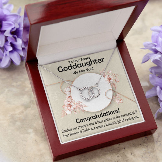 Perfect Pair Necklace, Gift, Jewelry, Goddaughter, Daughter, Congratulations