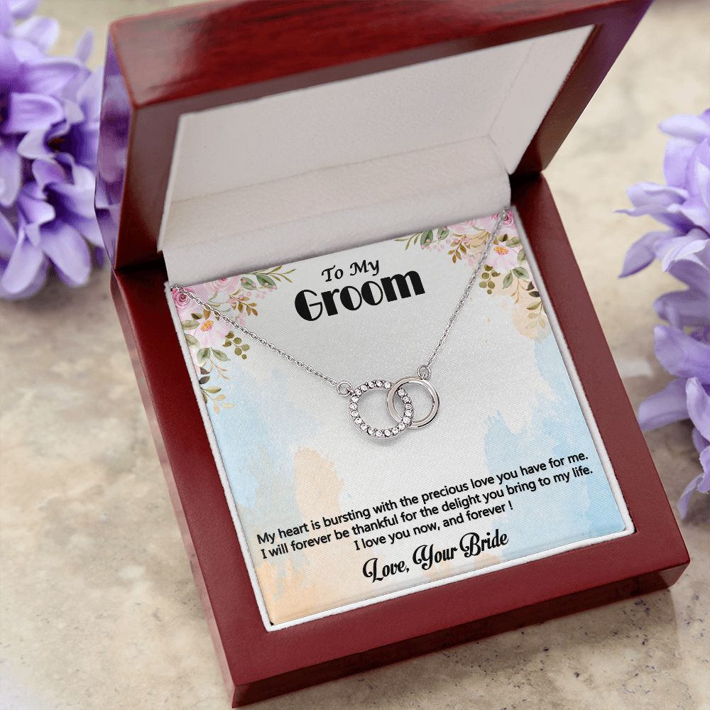 Perfect Pair Necklace, Gift, Jewelry, To Groom, From Bride, Groom, Bride