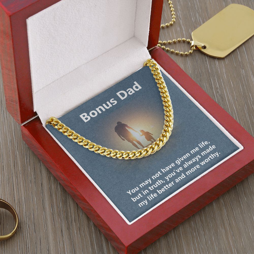Cuban Linked Chain, Jewelry, Gift, Bonus Dad