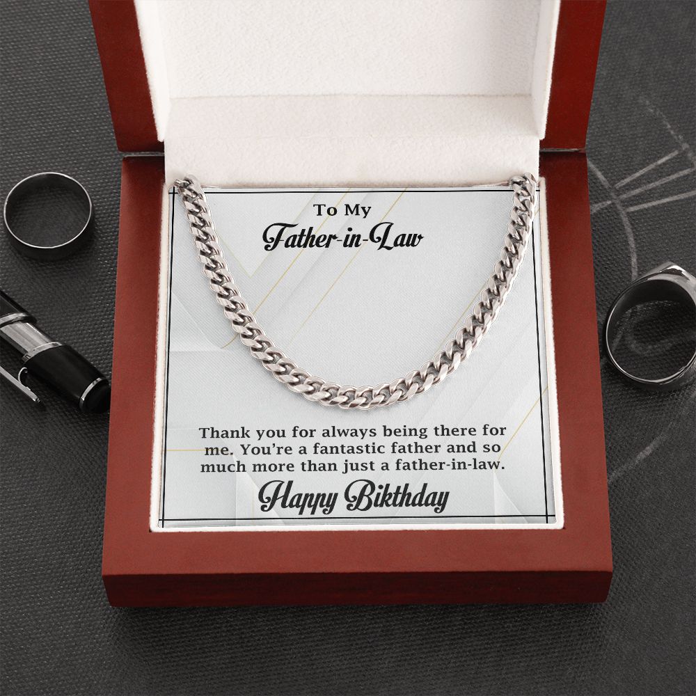 Cuban Linked Chain, Jewelry, Gift, Father-in-Law, Birthday