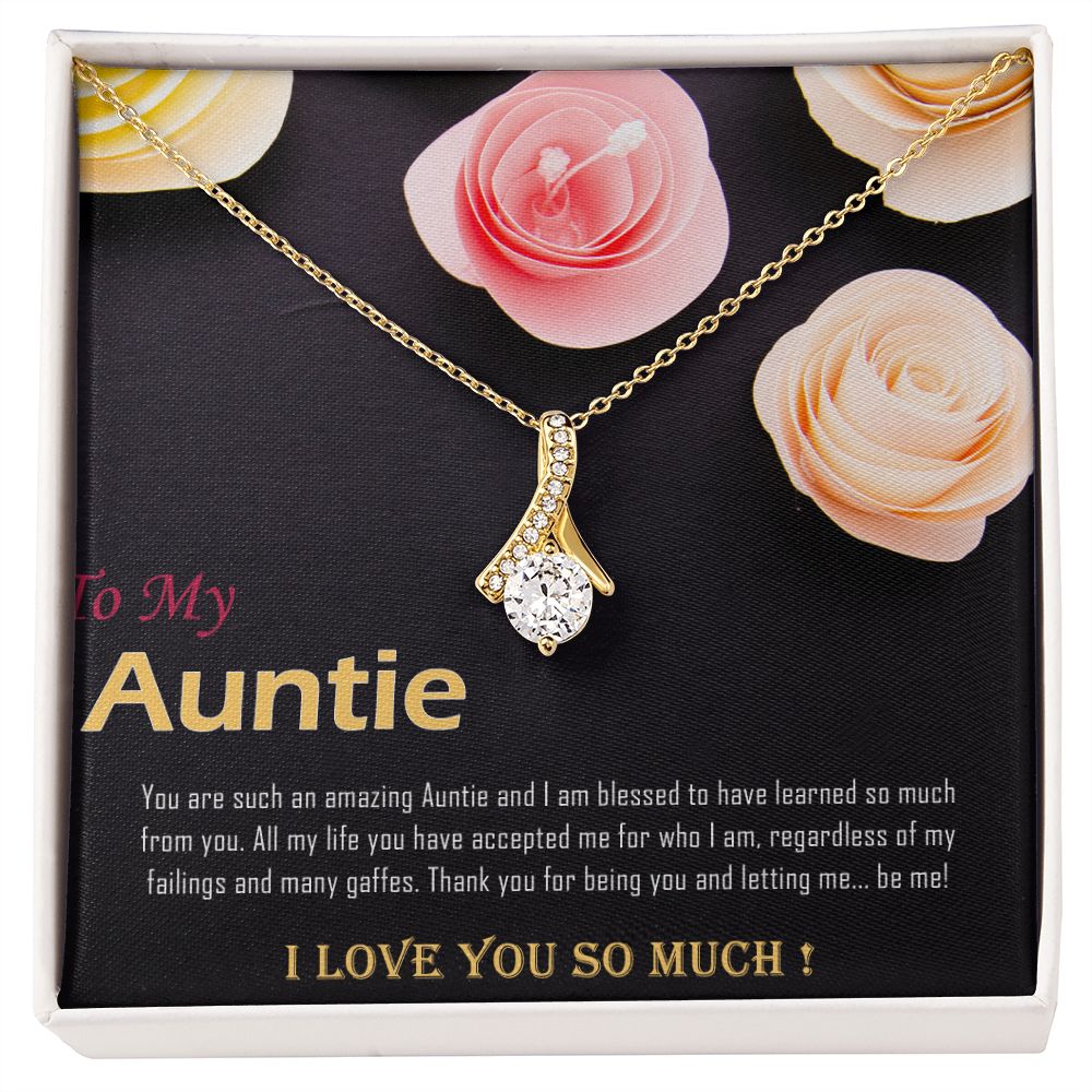 Alluring Beauty Necklace, Jewelry, Gift, To Auntie