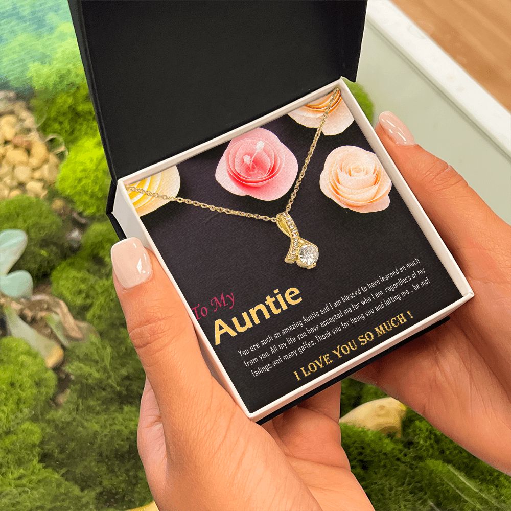 Alluring Beauty Necklace, Jewelry, Gift, To Auntie