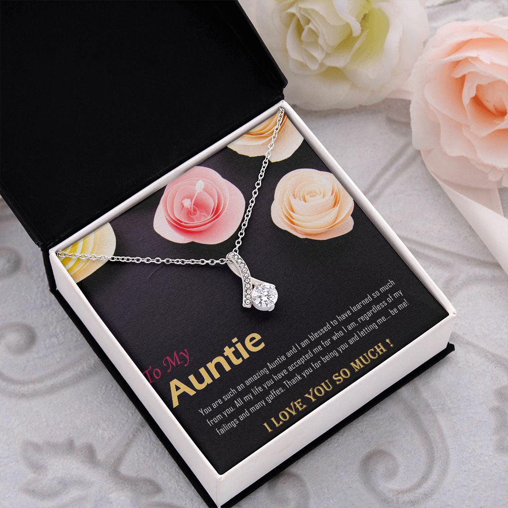 Alluring Beauty Necklace, Jewelry, Gift, To Auntie