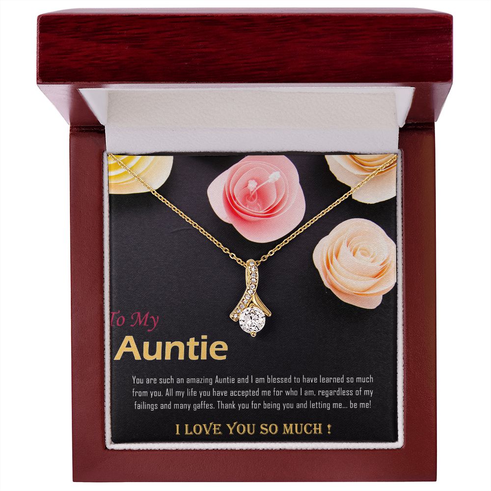 Alluring Beauty Necklace, Jewelry, Gift, To Auntie