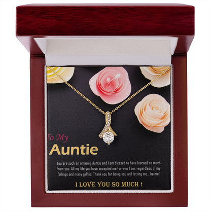 Alluring Beauty Necklace, Jewelry, Gift, To Auntie