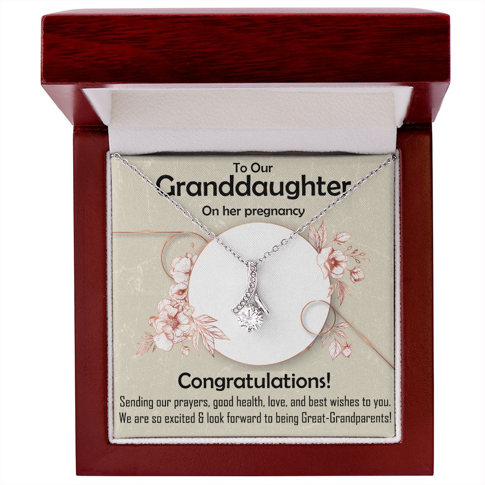 Alluring Beauty Necklace, Jewelry Gift, Granddaughter, Pregnancy, Congratulations