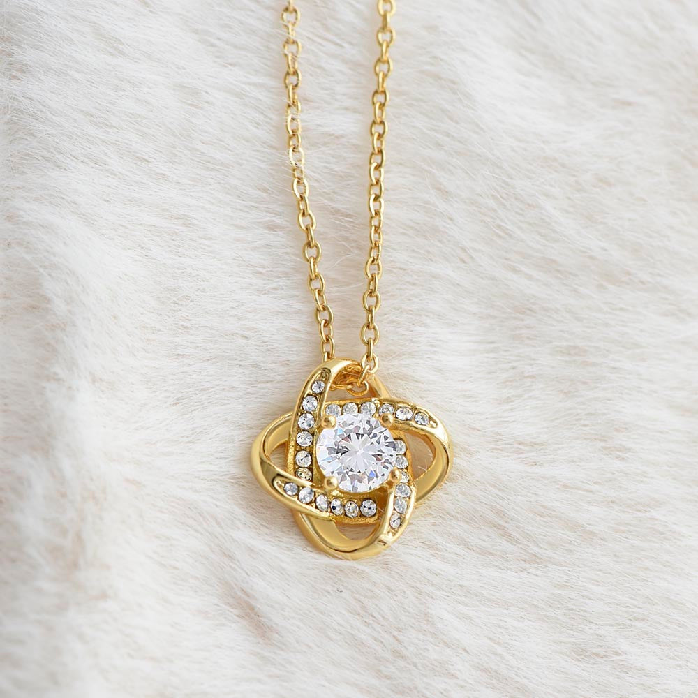 I'm Sorry-I Love You, Love Knot Necklace, Jewelry Gift