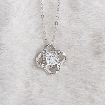 I'm Sorry-I Love You, Love Knot Necklace, Jewelry Gift