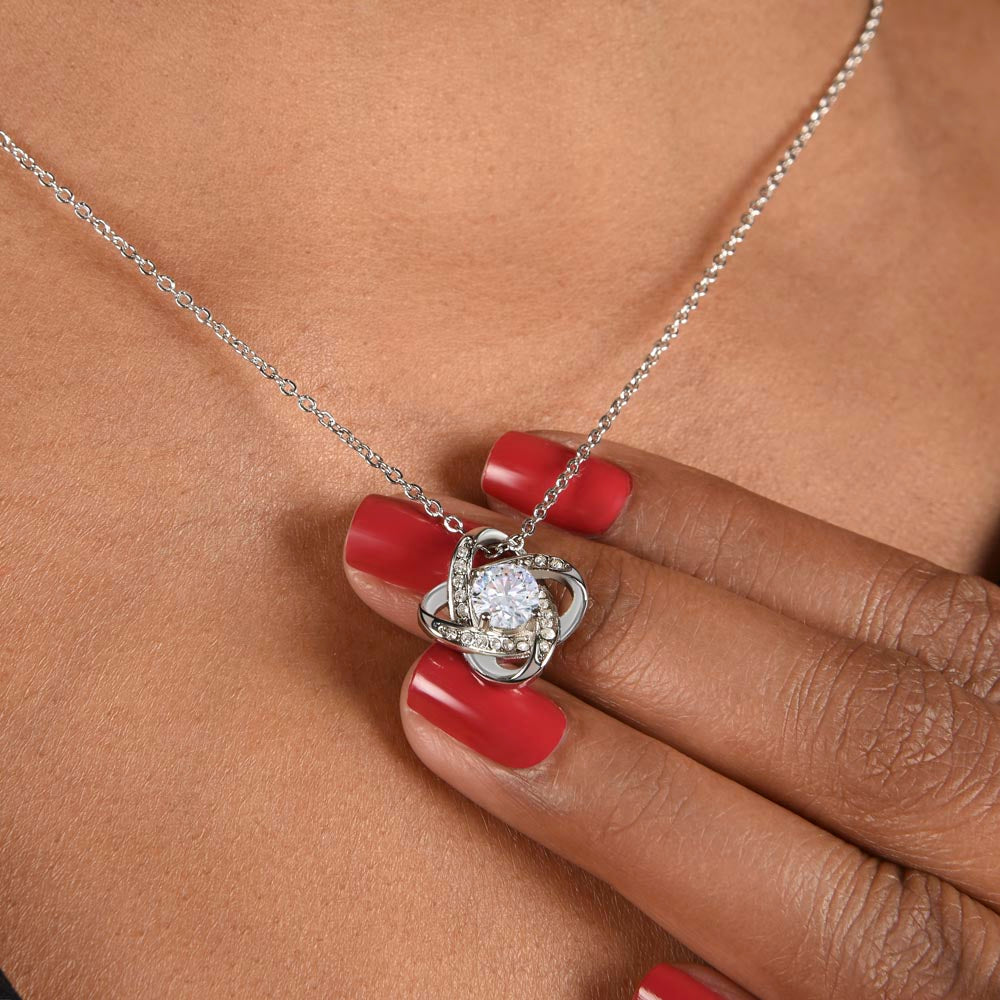 I'm Sorry-I Love You, Love Knot Necklace, Jewelry Gift