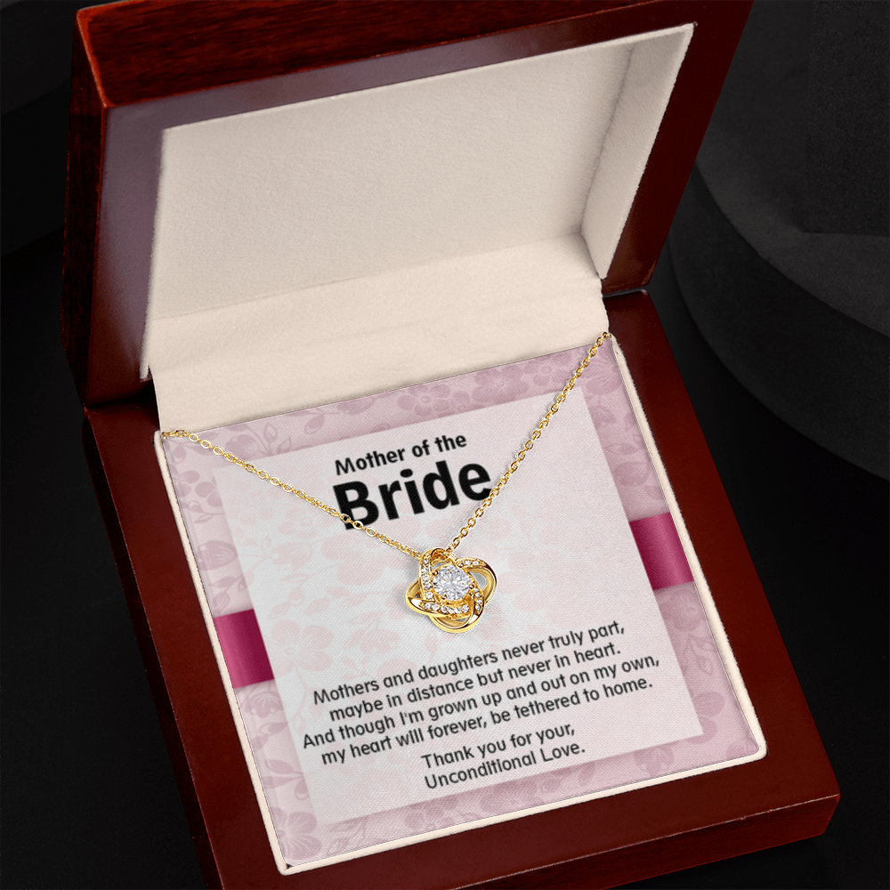 Mother of the Bride-Love Knot Necklace, Jewelry, Gift - YERTIZZ.COM