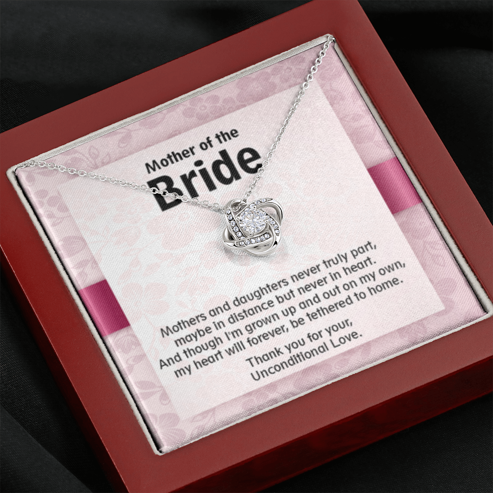 Mother of the Bride-Love Knot Necklace, Jewelry, Gift - YERTIZZ.COM