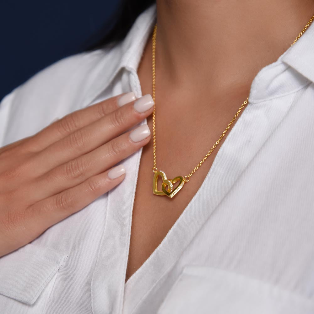 Interlocking Hearts Necklace, Say Sorry, Sorry