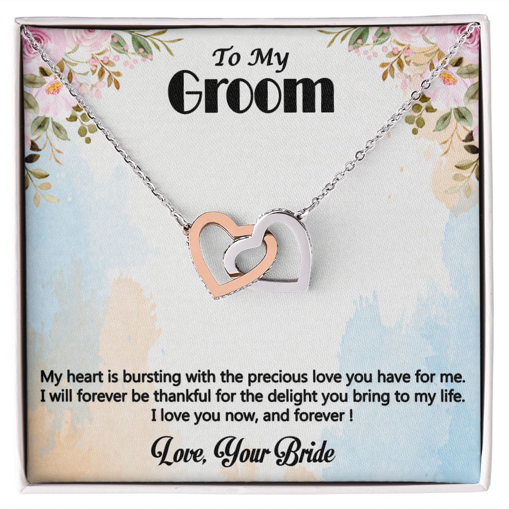 Interlocking Hearts Necklace, Say Sorry, Sorry