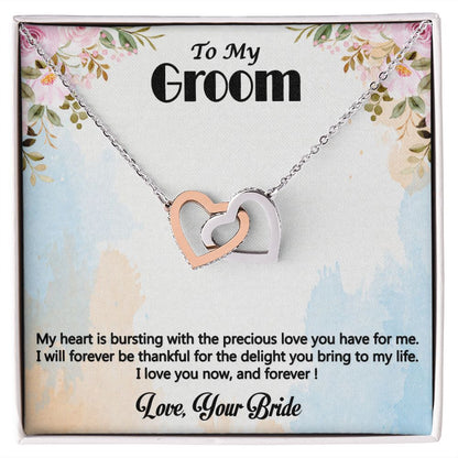 Interlocking Hearts Necklace, Say Sorry, Sorry