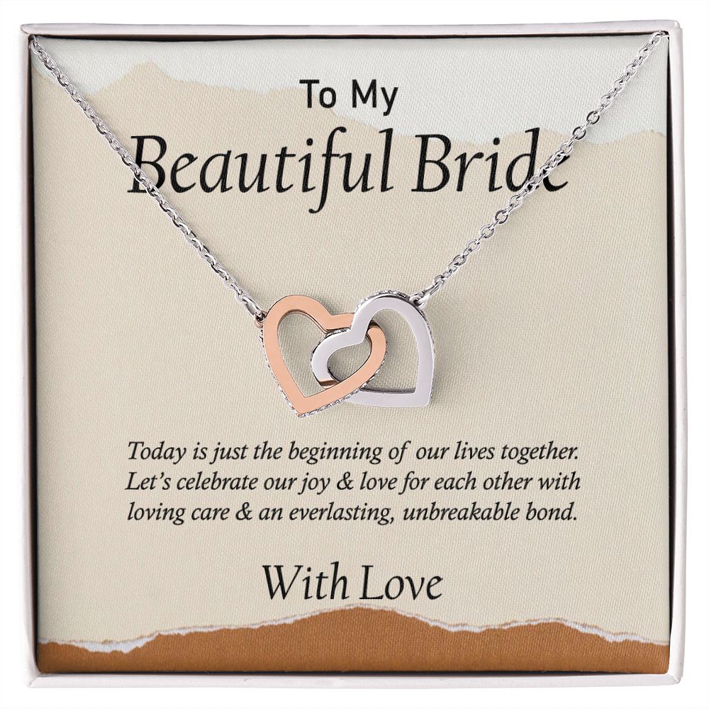 Interlocking Hearts Necklace, Say Sorry, Sorry