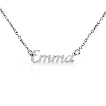 To My Beautiful Mom, I Love You, Custom Name Necklace
