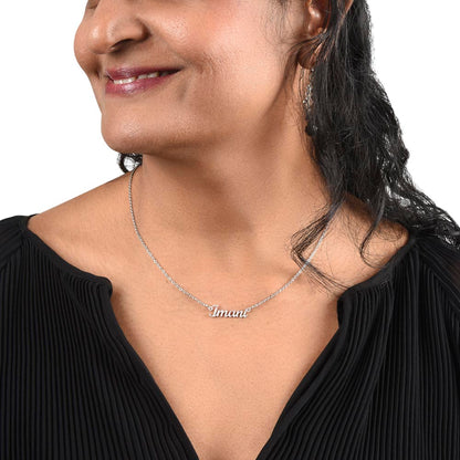 To My Beautiful Mom, I Love You, Custom Name Necklace