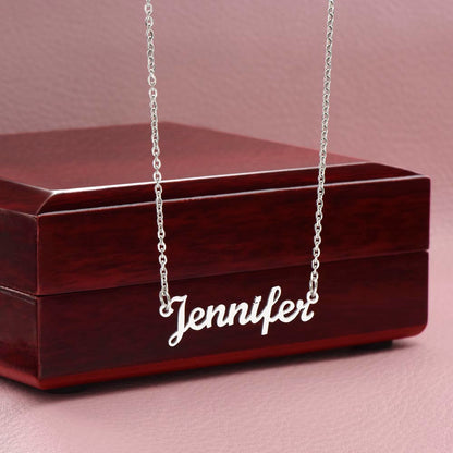 To My Precious Daughter, Love Mom, Custom Name Necklace