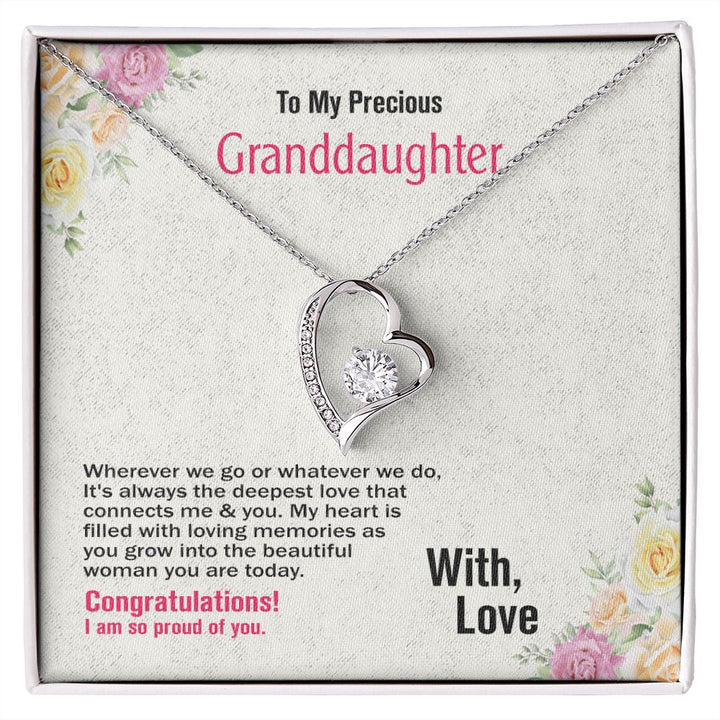 To Precious_Granddaughter, With Love, Jewelry Gift - YERTIZZ.COM