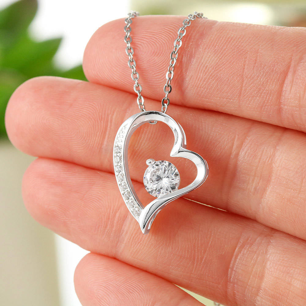 Forever Love Necklace, Mother's Day, Gift, Heart Pendant - YERTIZZ.COM