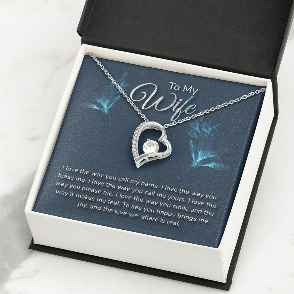 To Wife, Forever Love Necklace Gift - YERTIZZ.COM
