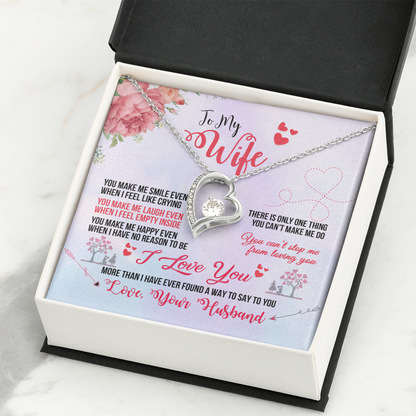 Forever Love Necklace, Gift, Jewelry, Wife, To Wife - YERTIZZ.COM