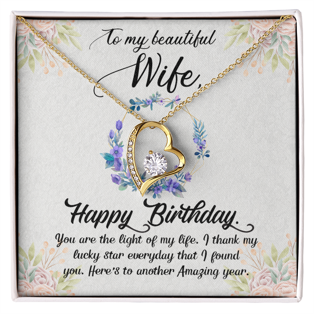 Forever Love Necklace, Gift, Jewelry, Birthday, Wife, To Wife - YERTIZZ.COM