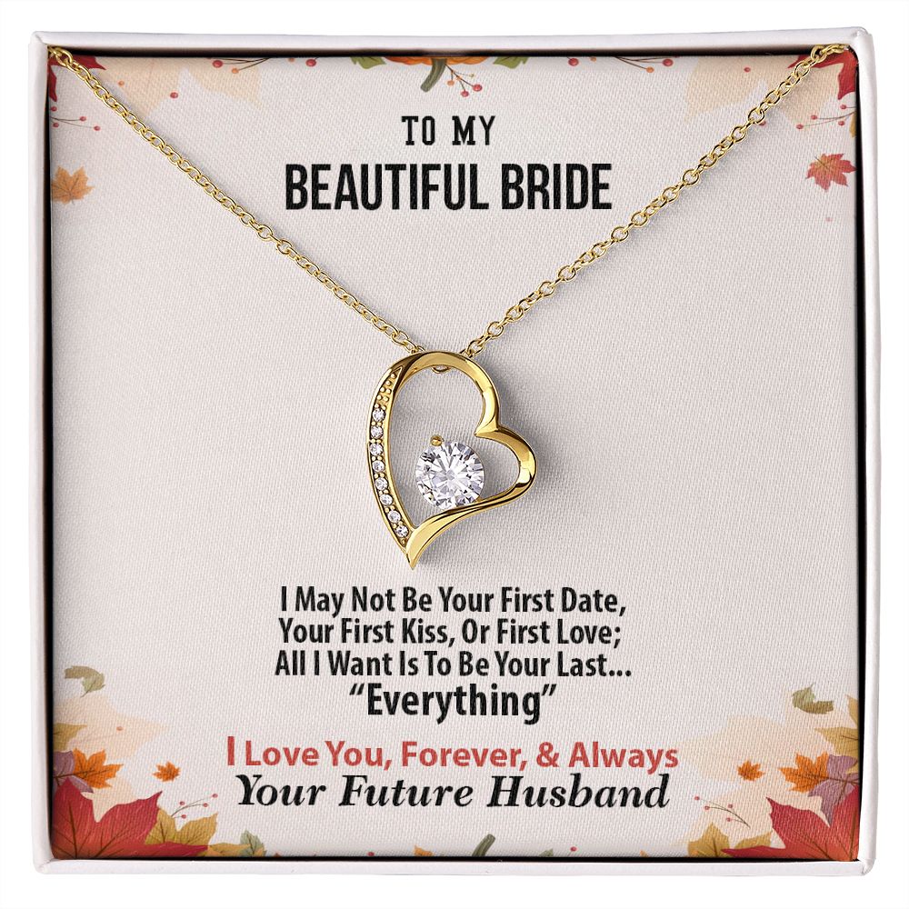 Thanksgiving, Beautiful Bride, Future Husband, Forever Love Necklace, Jewelry, Gift - YERTIZZ.COM