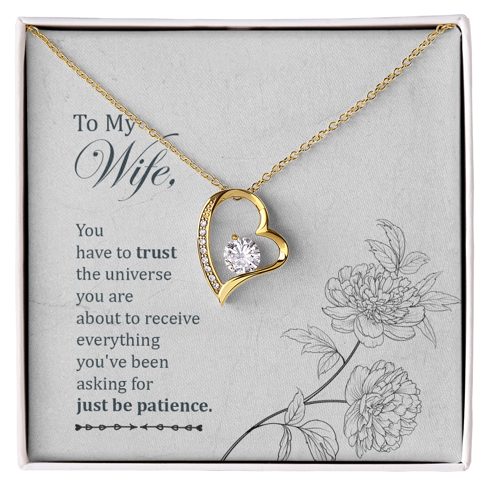Forever Love Necklace, Jewelry Gift, To My Wife - YERTIZZ.COM