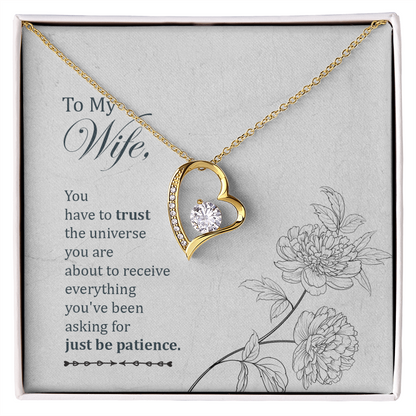 Forever Love Necklace, Jewelry Gift, To My Wife - YERTIZZ.COM
