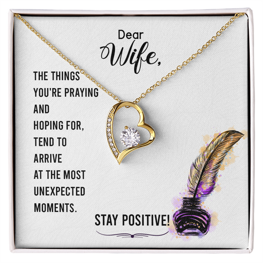 Forever Love Necklace, Jewelry Gift To My Wife - YERTIZZ.COM