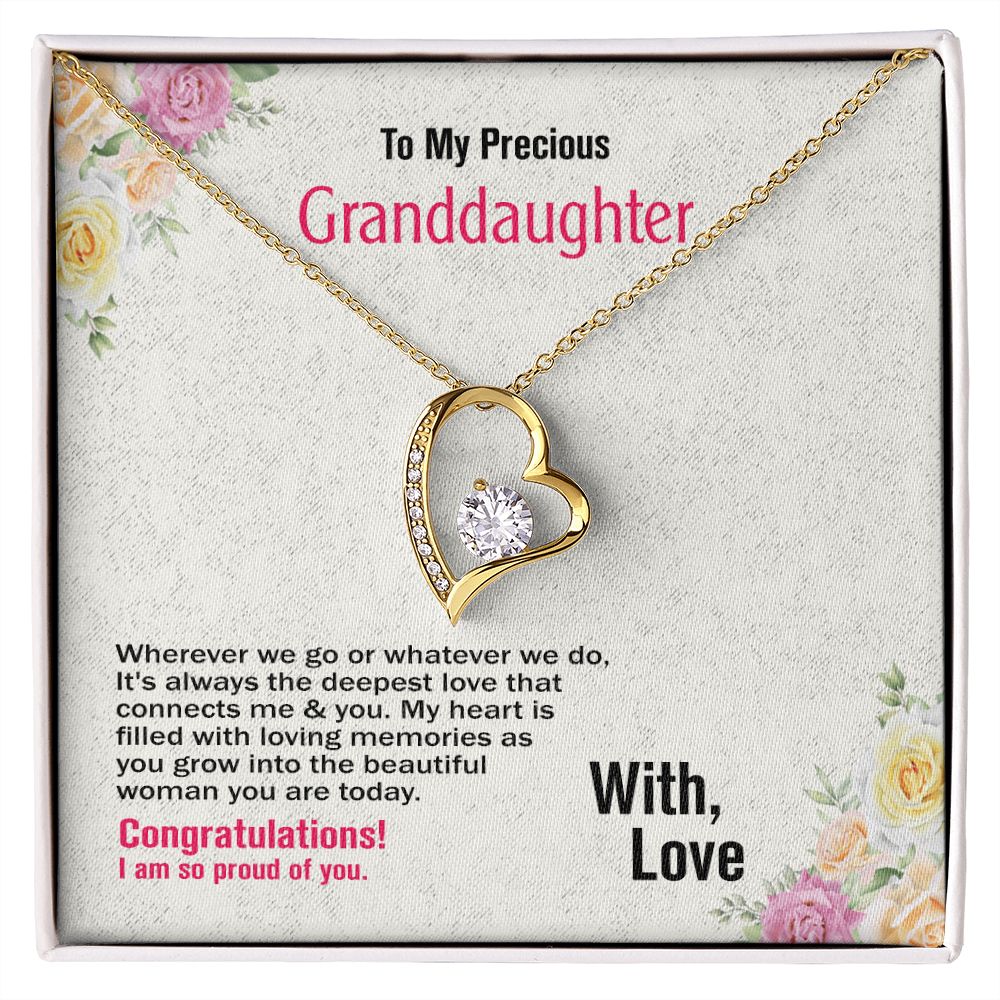 To Precious_Granddaughter, With Love, Jewelry Gift - YERTIZZ.COM