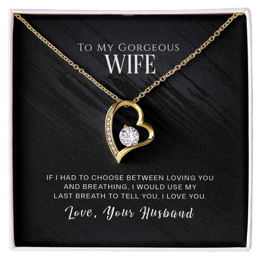 Forever Love Necklace Jewelry Gift To Wife - YERTIZZ.COM
