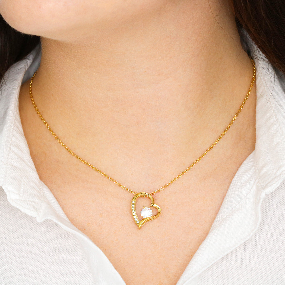 Forever Love Necklace, Mother's Day, Gift, Heart Pendant - YERTIZZ.COM
